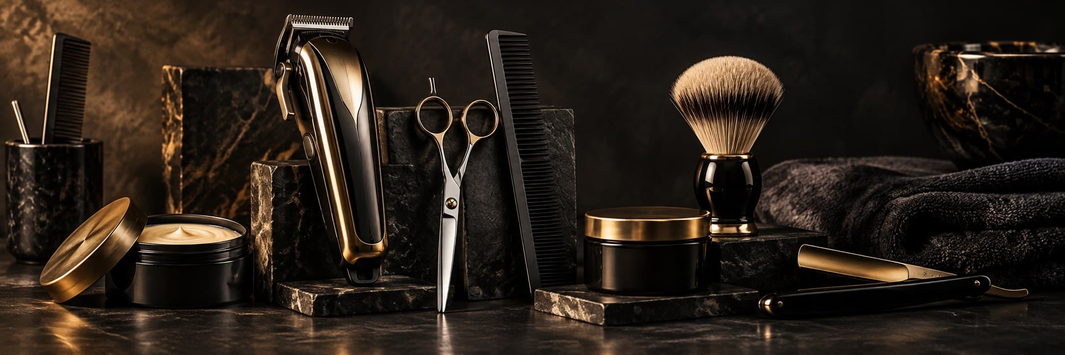Equipamentos profissionais de barbearia