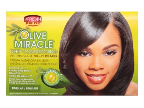 Relaxer Olive Miracle Regular - African Pride – imagem 2