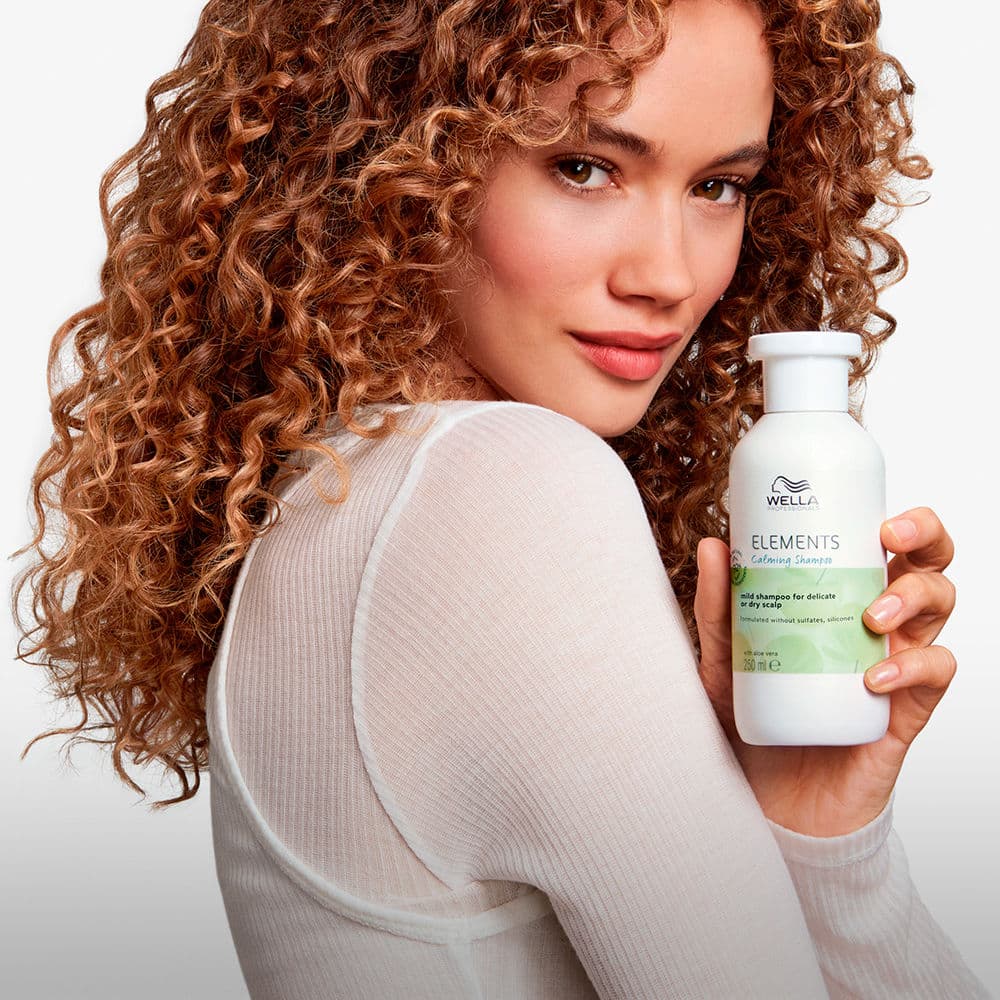 Wella Elements Calming Shampoo Suave Couro Cabeludo Seco E Sensível - 250ml – imagem 3
