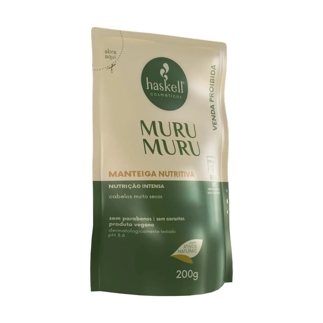 Kit Haskell Keratreat Shampoo 1L + Creme Alisante 1L + OFERTA Refil Máscara Murumuru – imagem 2