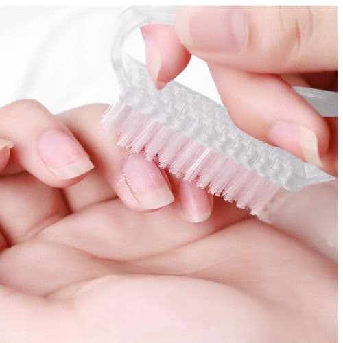 Escova De Manicure Retangular Transparente – imagem 4