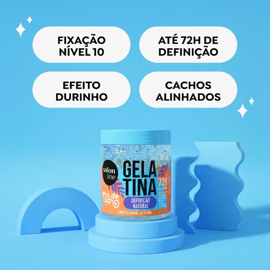 #Tô de Cacho Gelatina Definição Natural 550g - Salon Line – imagem 4