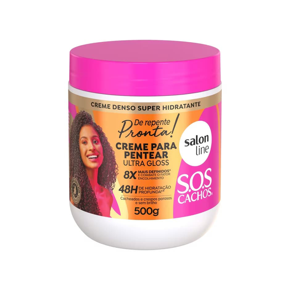 Creme de Pentear De Repente Pronta Salon Line 500g