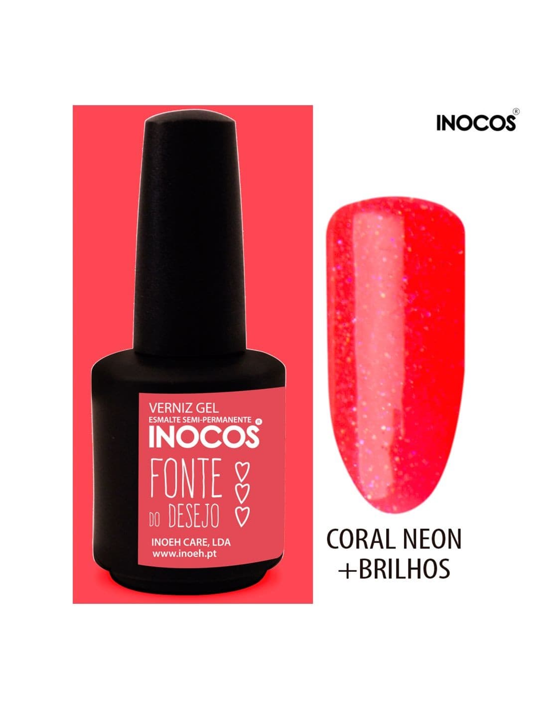 Verniz Gel Fonte do Desejo 15ml - Inocos