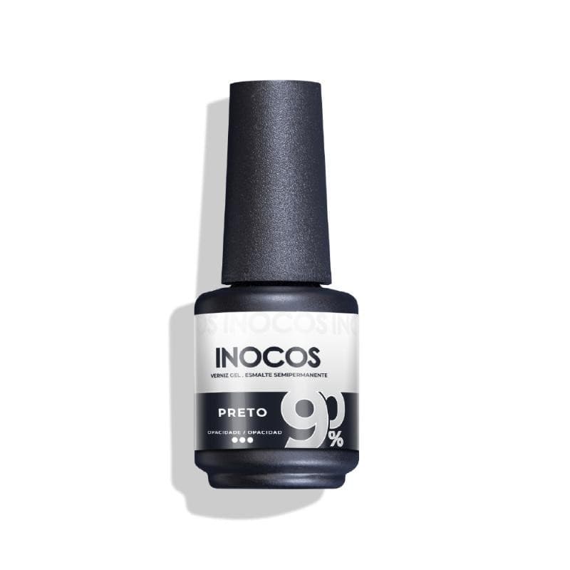 Verniz Gel YM6 Preto 90% - 15ml Inocos
