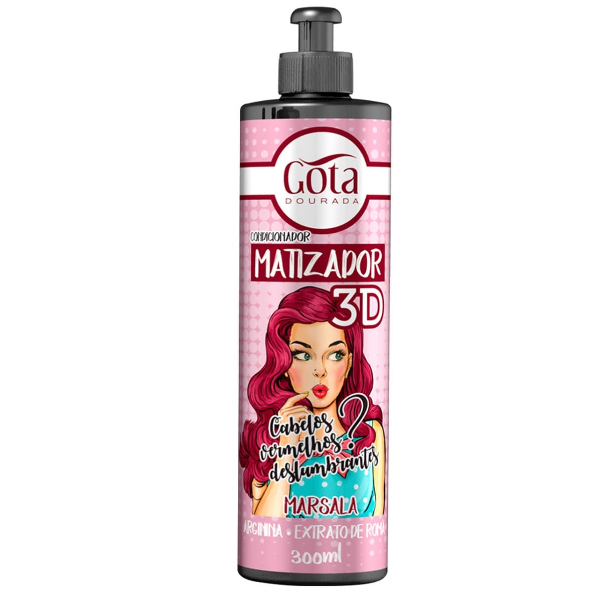 Matizador 3D Marsala 300ml – Gota Dourada
