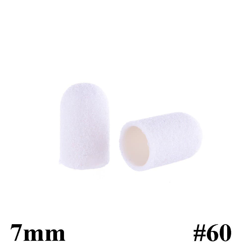 Tampa Abrasiva Para Pedicure 7mm Branca
