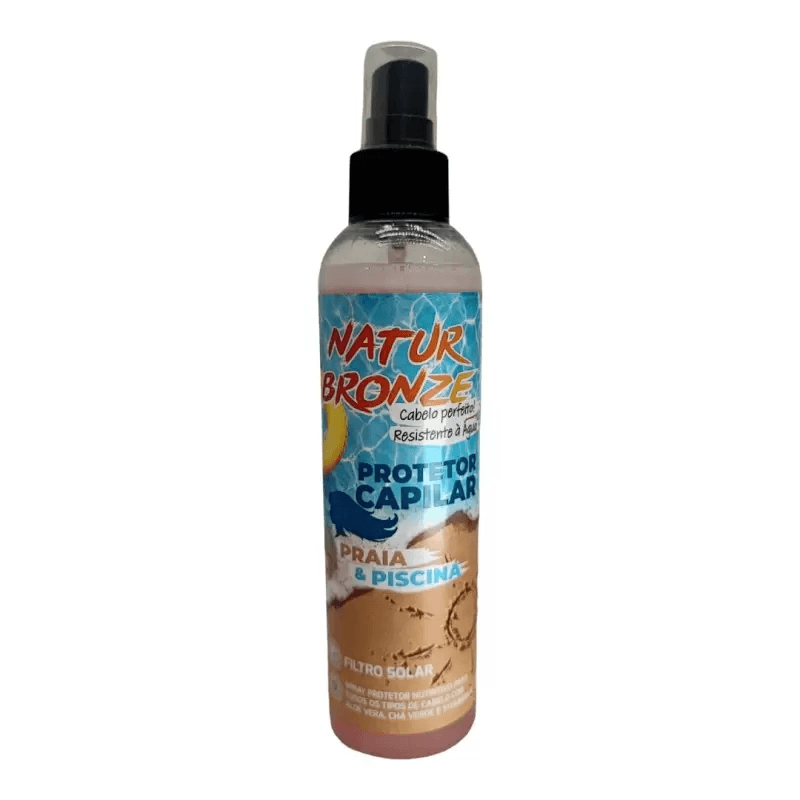 Protetor Capilar Praia E Piscina 200ml - Natu Hair