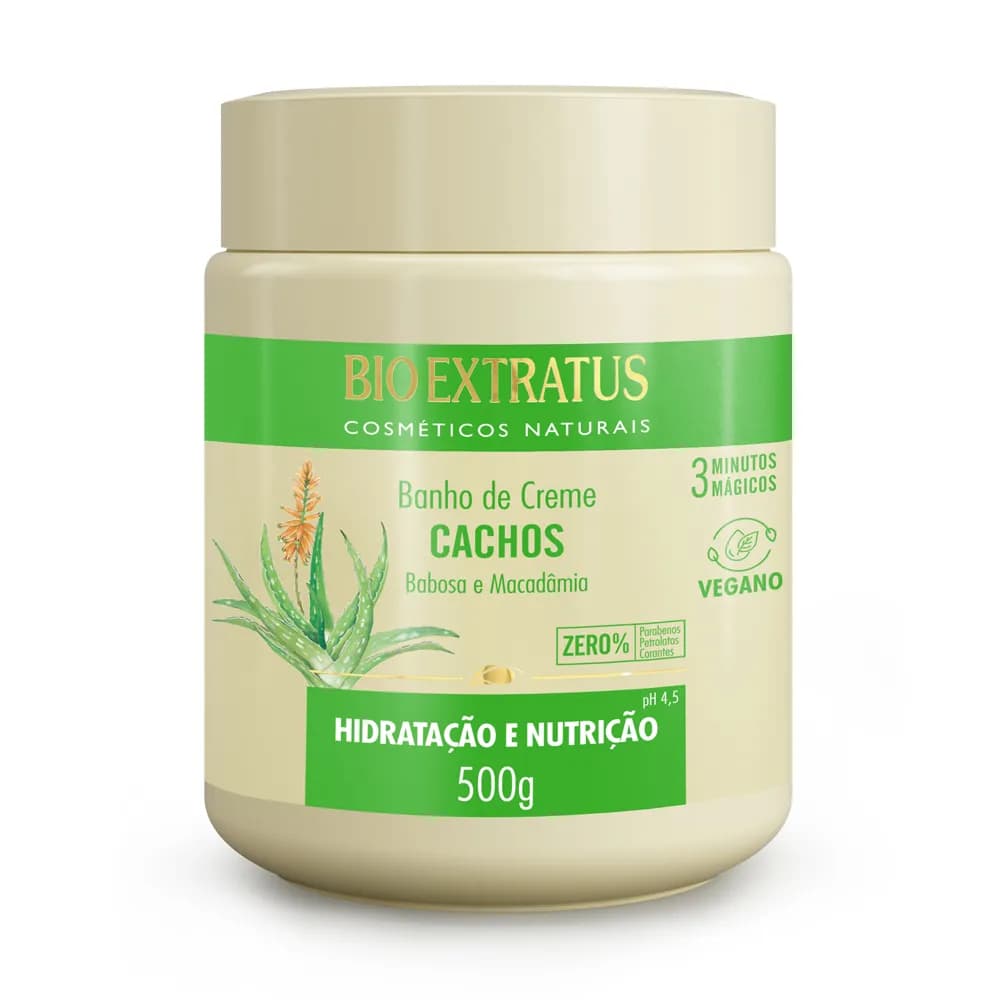 Banho de Creme Cachos 500g – Bio Extratus