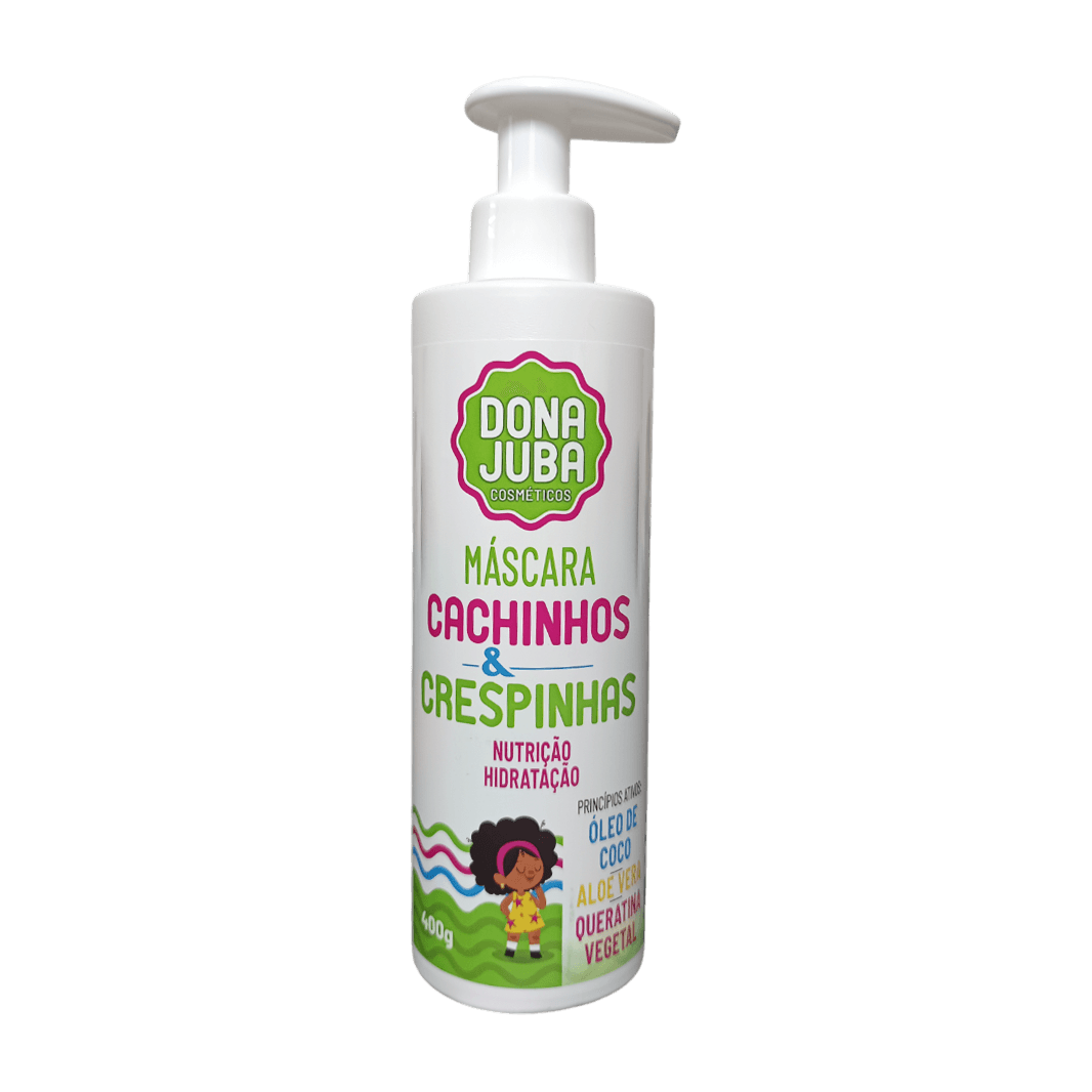DONA JUBA MÁSCARA KIDS CACHINHOS E CRESPINHAS 400ML