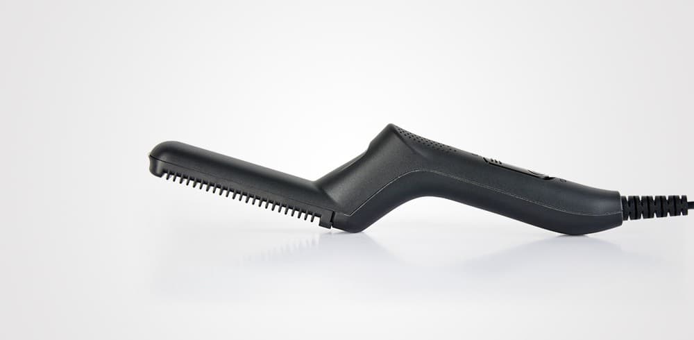 Prancha Com Pente Para Barba E Cabelo