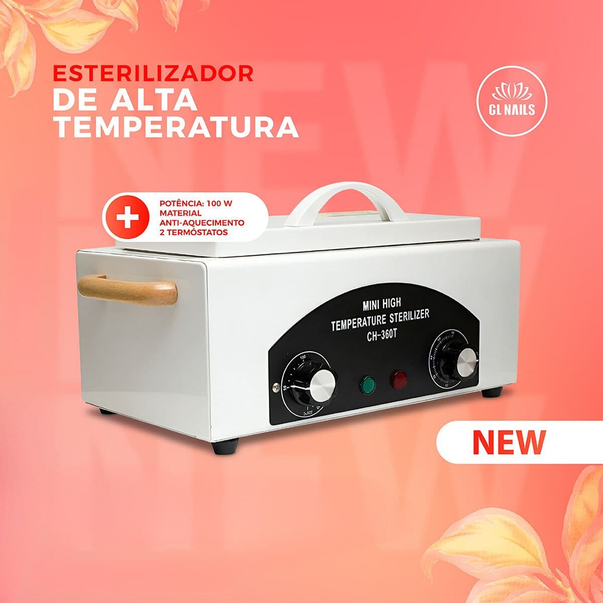 Esterilizador Analógico Alta Temperatura 300w