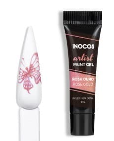Paint Gel Artist Rosa Ouro 5ml Inocos