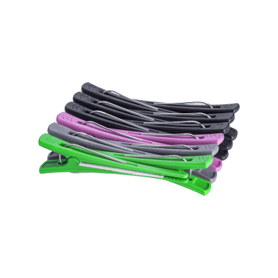 Molas Clip Pequenas para Cabelos Multicolor 12un Dompel
