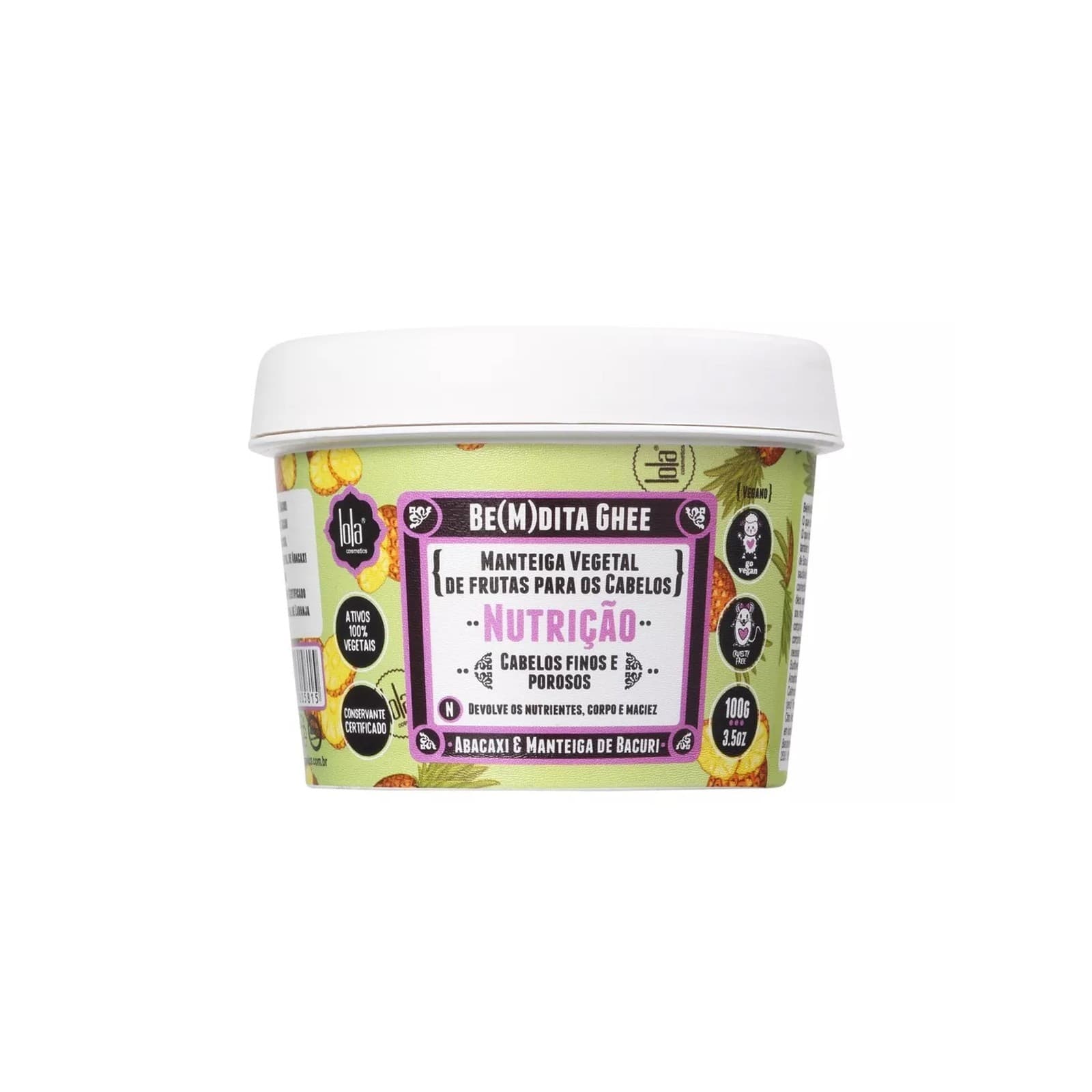 Máscara De Nutrição Bemdita Ghee 100g - Lola