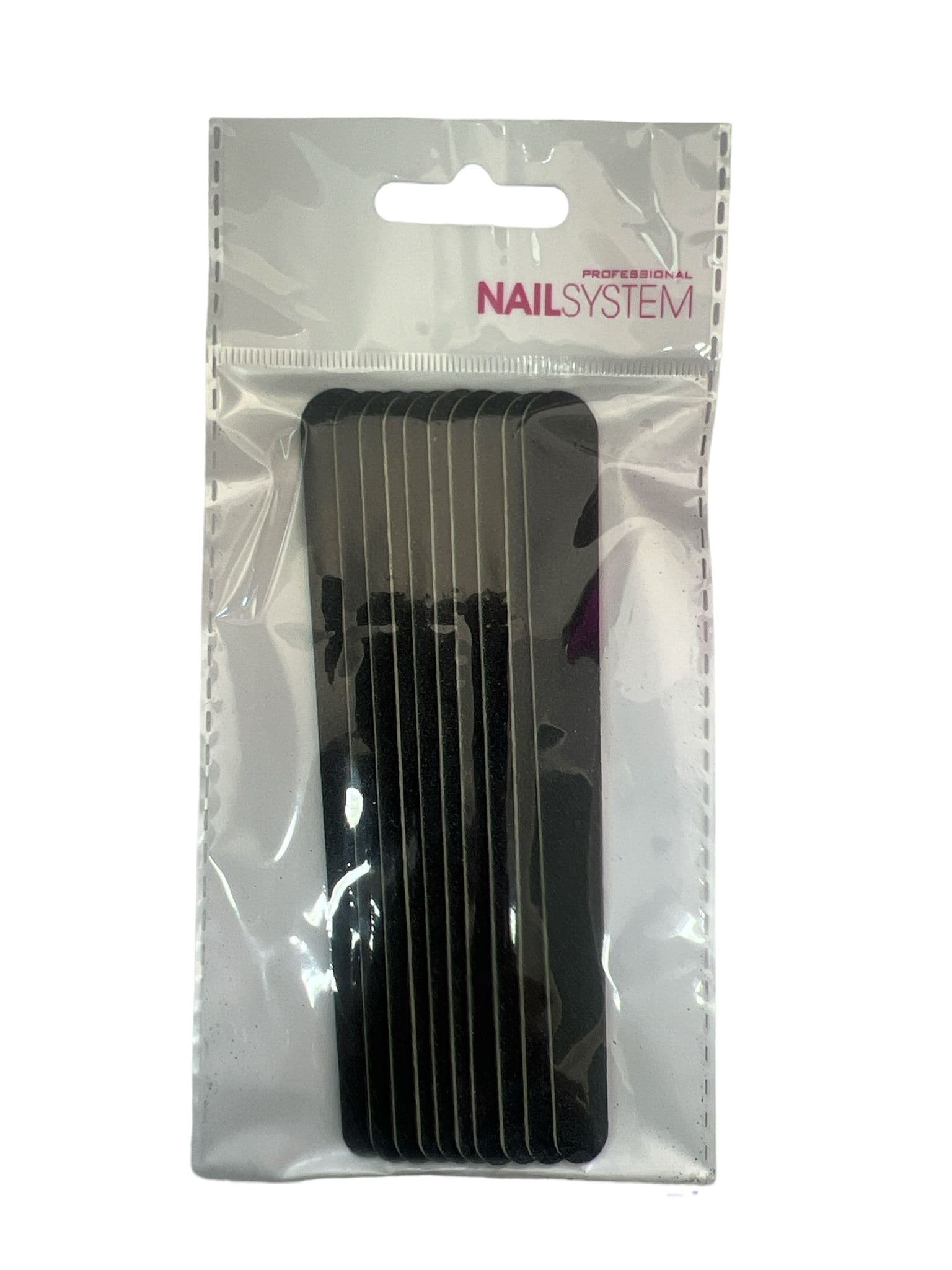 Mini Lima Cartão Preta 180/180 -10 Unidades Nailsystem