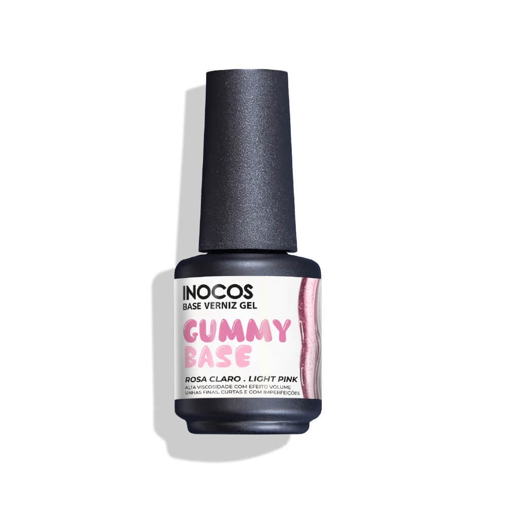 Gummy Base Rosa Claro 15ml - Inocos