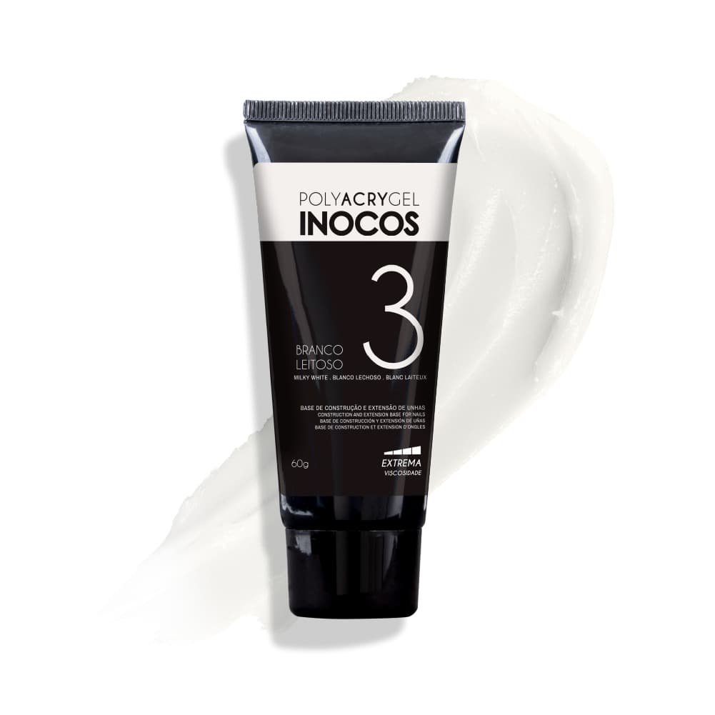 Polyacrygel Branco Leitoso 60gr Inocos