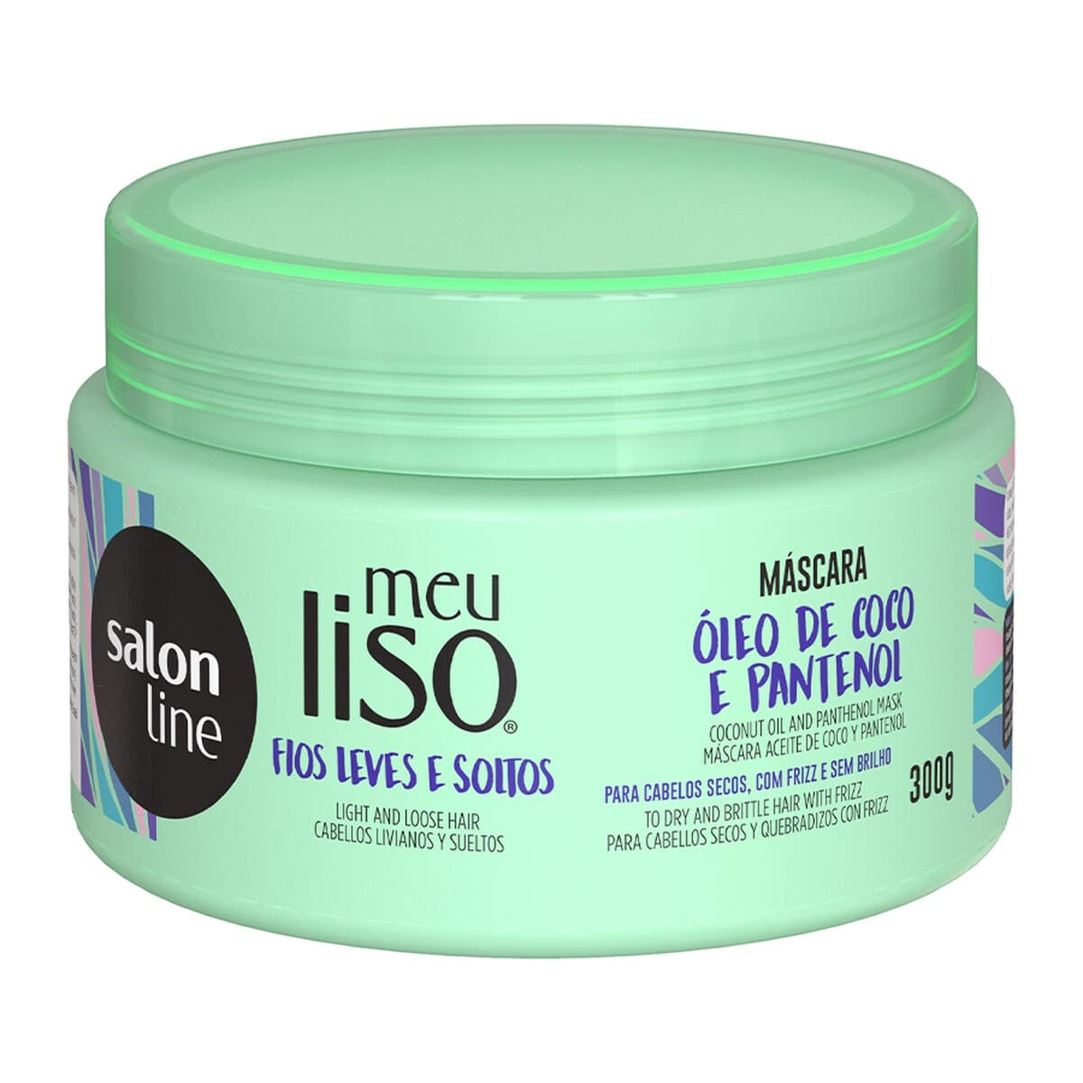 Máscara Meu Liso - ÓLeo De Coco E Pantenol Salon Line 300ml