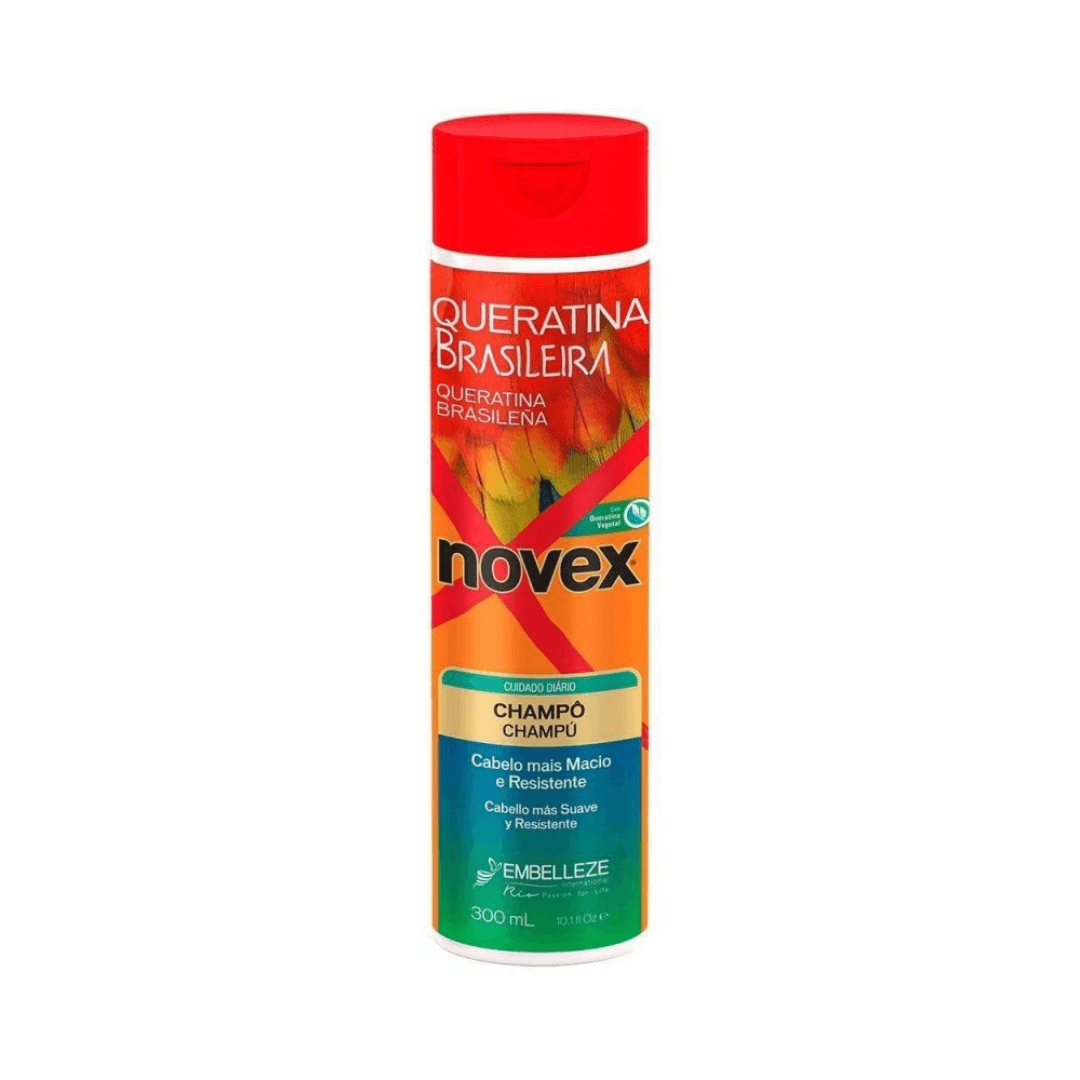 Shampoo Queratina Brasileira 300 Ml Novex