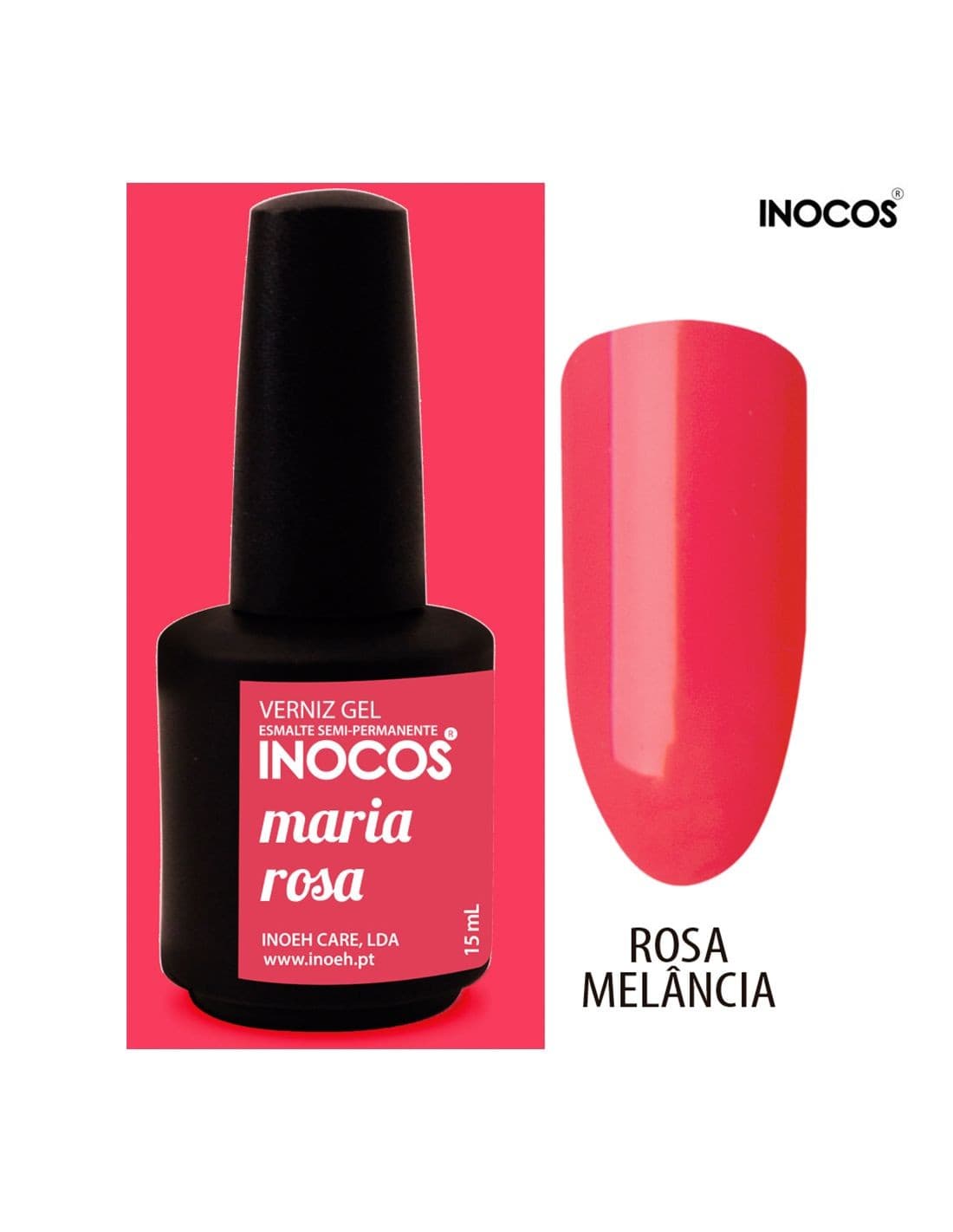 Maria Rosa Verniz Gel 15ml Inocos