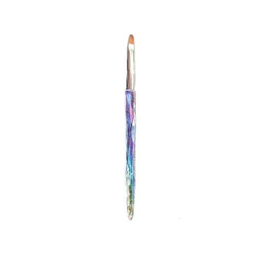 Pincel De Gel Tamanho 6 Unicórnio Oval Com Cerdas 8 mm