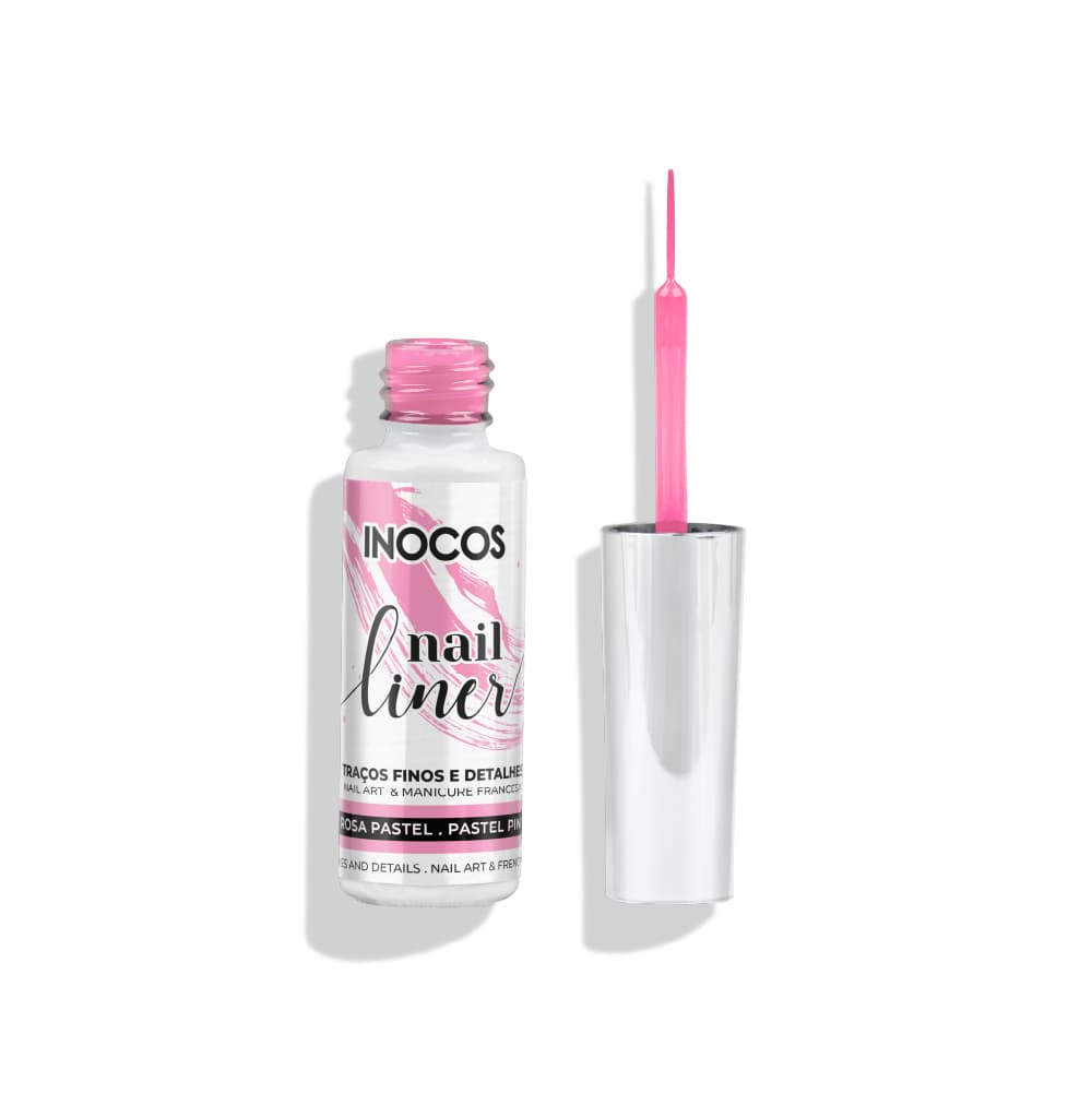 Nail Liner Rosa Pastel Inocos 8ml