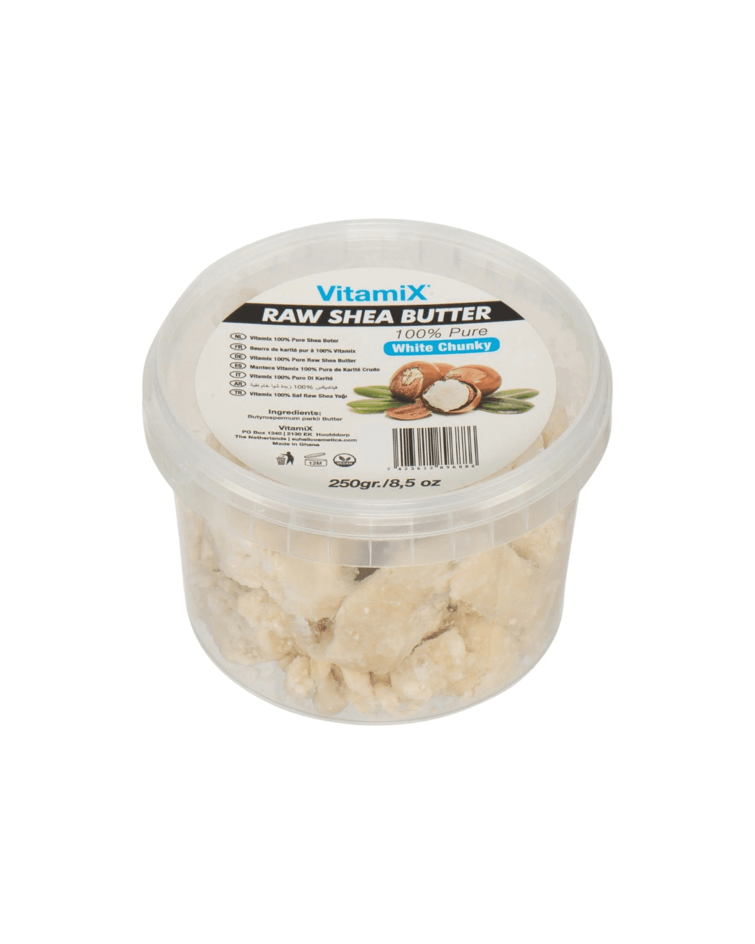 Vitamix 100% Pure Shea Butter Chunky White 250G