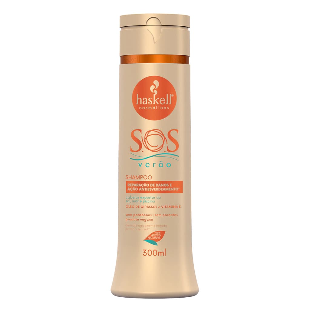 Shampoo Pós-Sol SOS Verão 300ml - Haskell