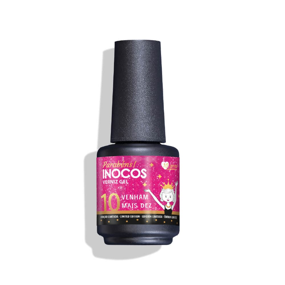 Venham Mais 10 Verniz Gel 15ml - Inocos