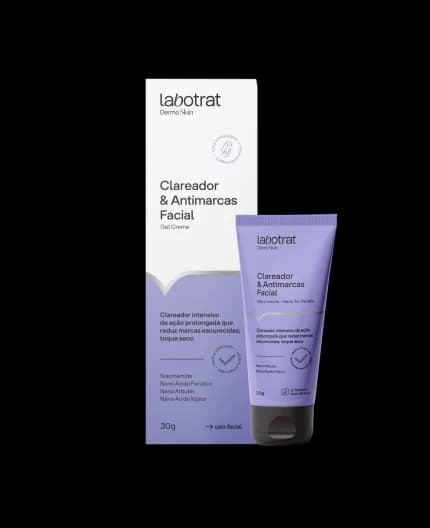 Clareador e Antimarcas Facial Gel Creme Dermo Skin 30g - Labotrat