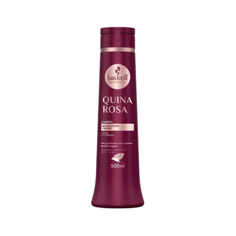 Shampoo Quina Rosa 500ML - Haskell
