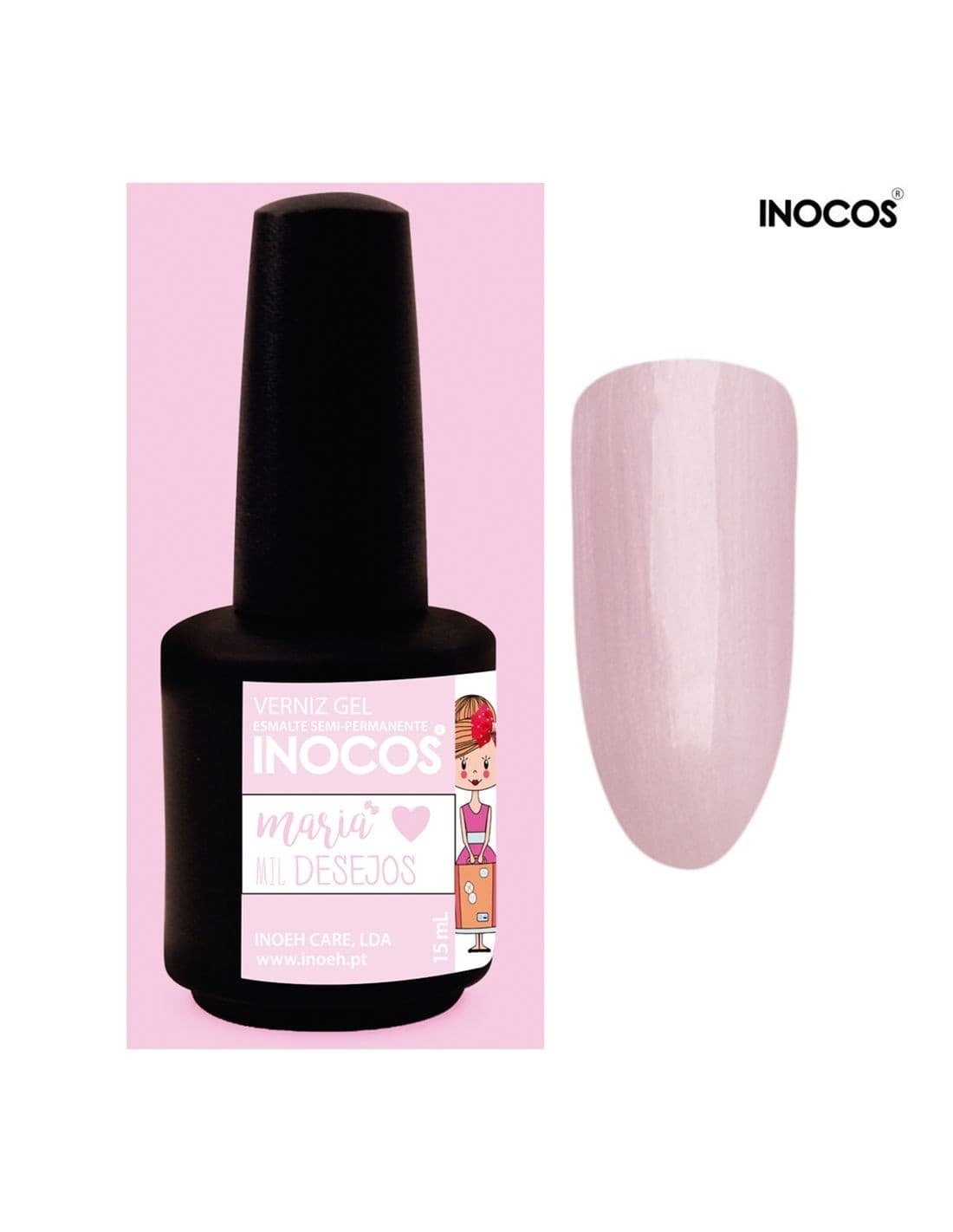 Maria Mil Desejos Verniz Gel 15ml Inocos