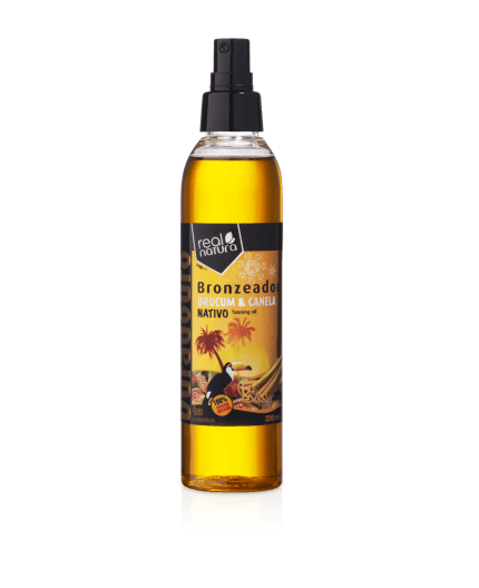 Óleo Bronzeador Urucum e Canela 200ml - Real Natura