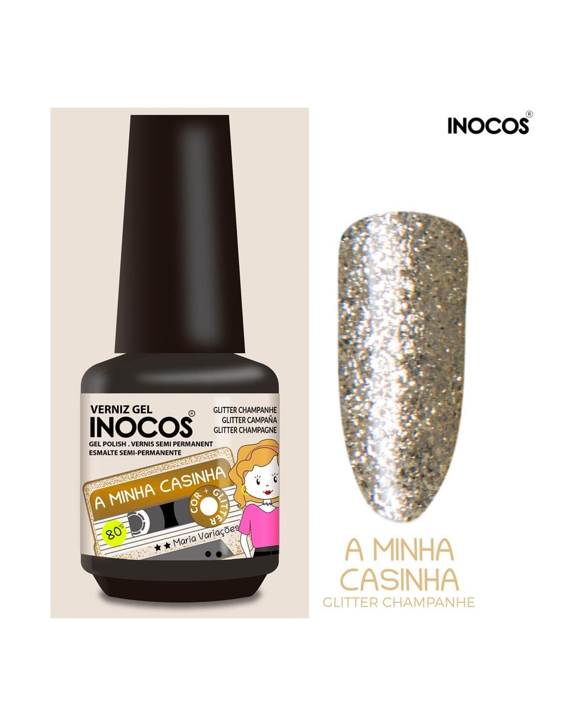 Verniz Gel A Minha Casinha 15ml - Inocos
