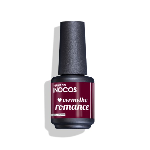 VERMELHO ROMANCE VERNIZ GEL 15ML INOCOS