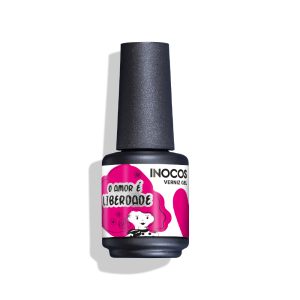 O AMOR É LIBERDADE VERNIZ GEL 15ML INOCOS