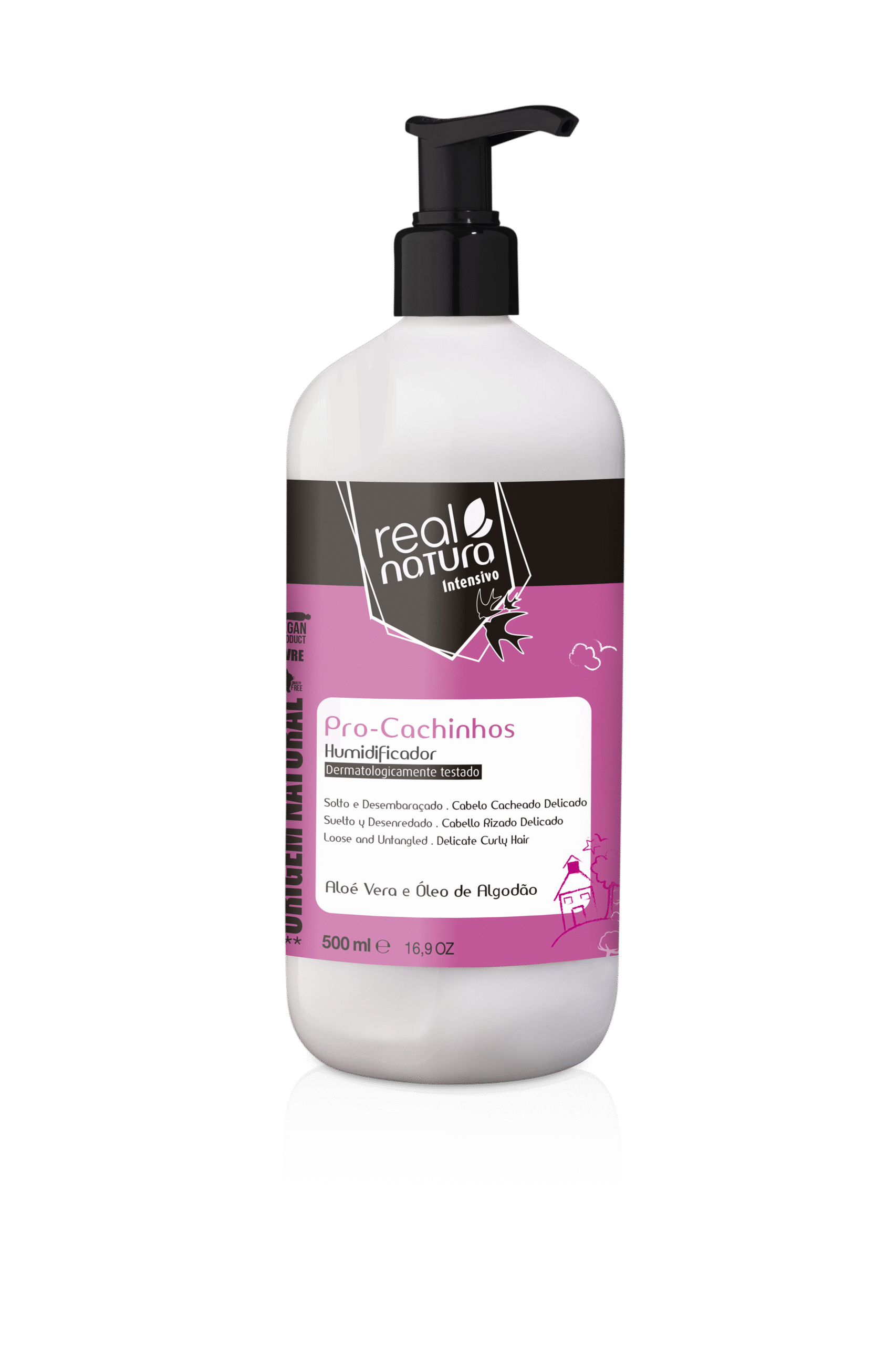 Real Natura - Humidificador Pro-Cachinhos 500ml