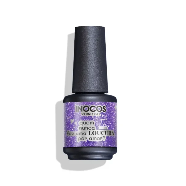Verniz Gel Quem Nunca Fez 1 Loucura Por Amor 15ml Inocos