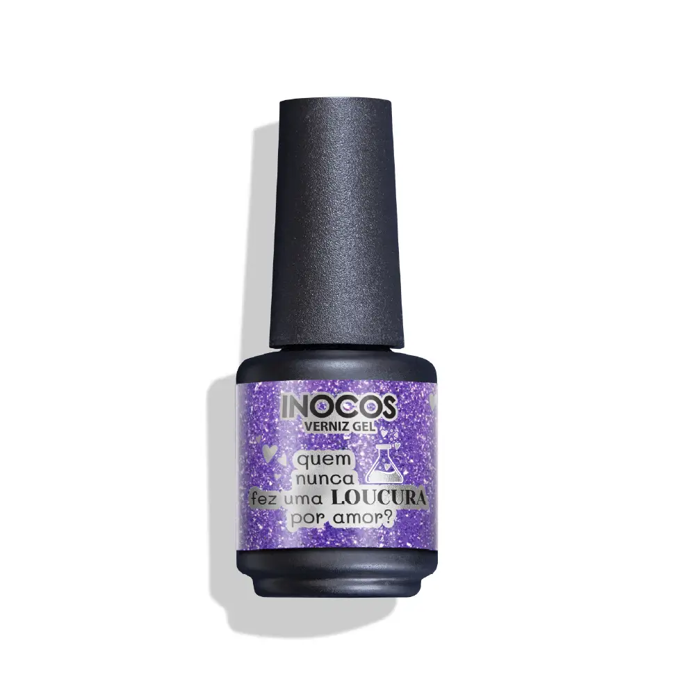 nunca Verniz Gel Quem Nunca Fez 1 Loucura Por Amor 15ml Inocos