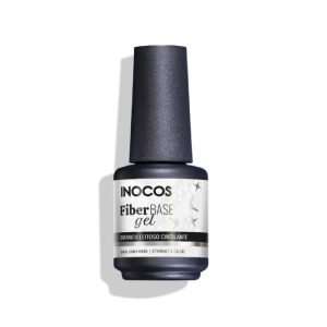 Base Fiber Gel Branco Leitoso Cintilanter 15ml Inocos