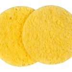Esponjas De Maquiagem Celulosa 7,5cm Pack Com 2 Unidades