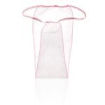 Tanga Feminina Branco Com Rosa 100 Unidades - Xanitalia