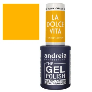 The Gel Polish Coleção La Dolce Vita Dv4 Amarelo Cánario 10,5ml - Andreia