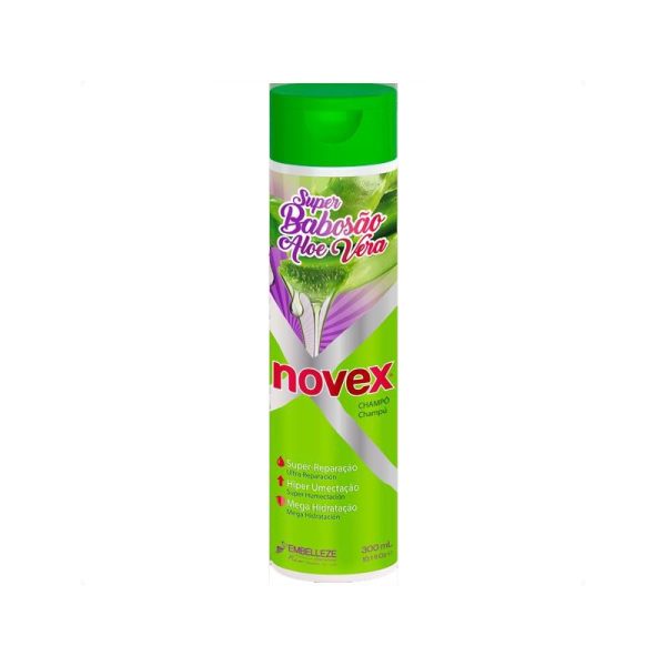 O Shampoo Super Babosao Aloe Vera Novex é indicado para manter o equilíbrio natural do cabelo, proporcionando-lhe hidratação e suavidade.
