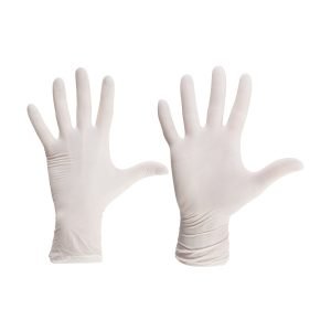 LUVAS LATEX TAMANHO M SEM PÓ 100 UNIDADES