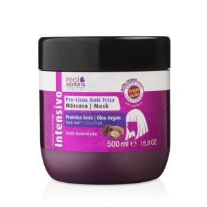 MÁSCARA PRO LISOS ANTIFRIZZ ARGAN 500ML REAL NATURA