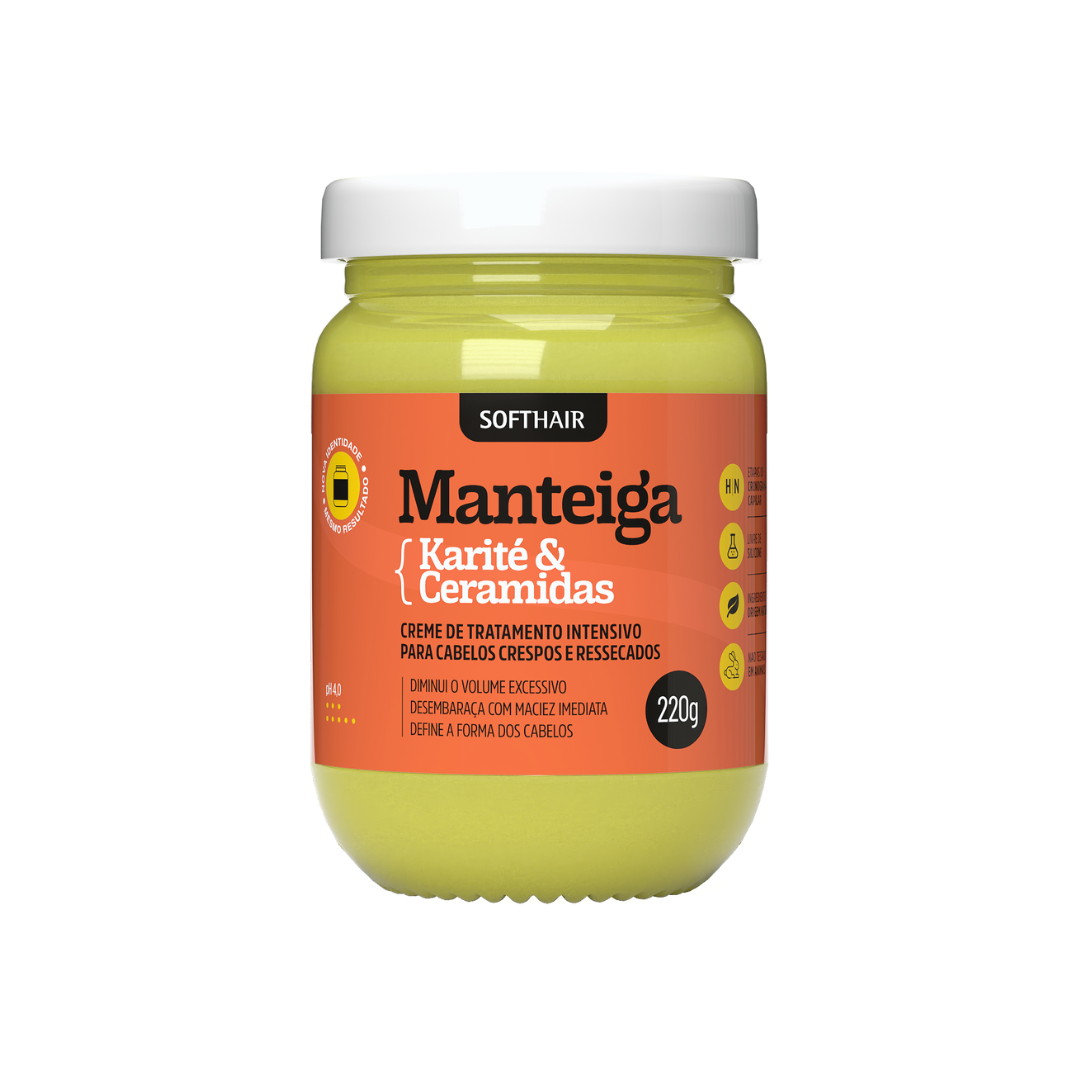 2-2 Manteiga de Karité e Ceramidas 220g - Soft Hair