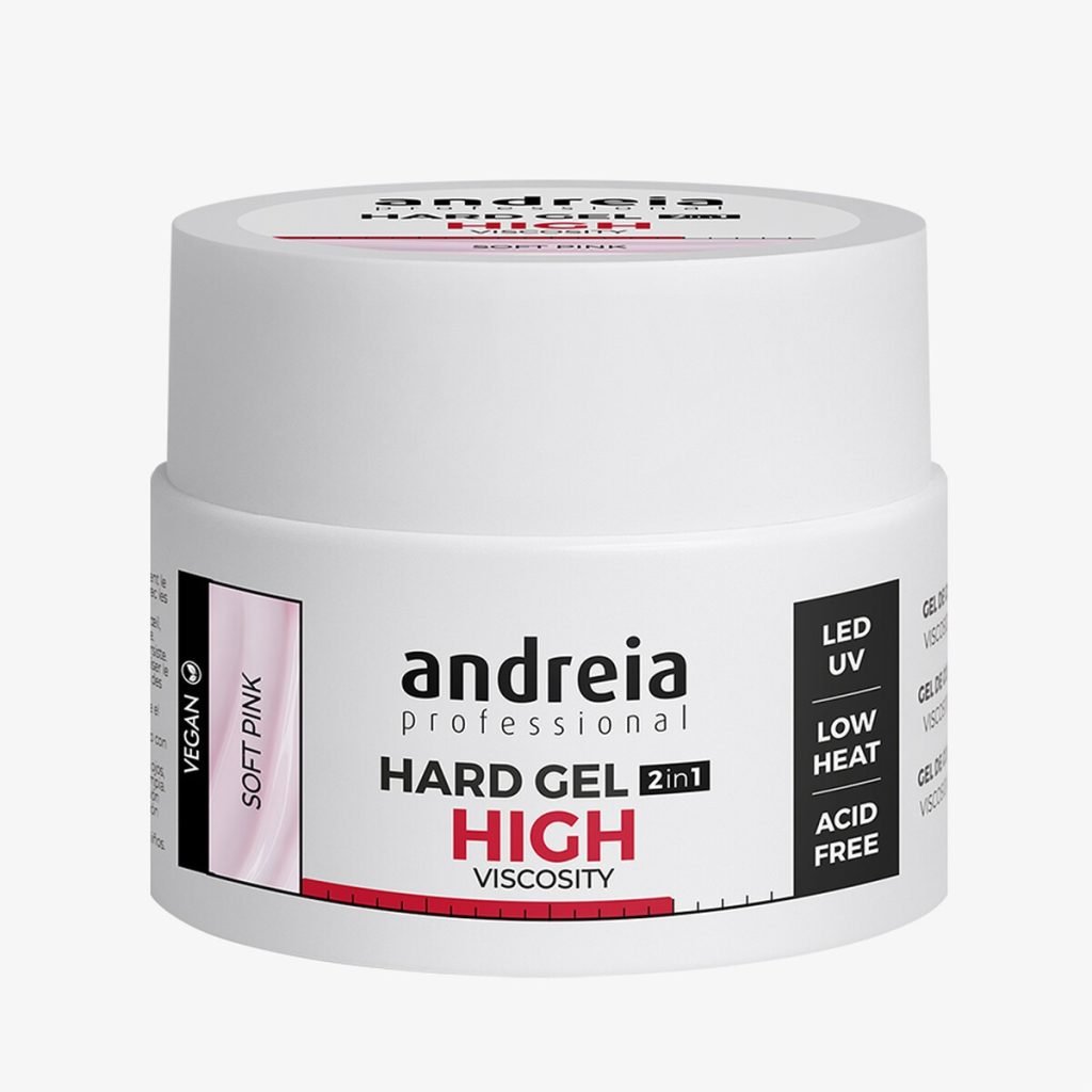HARD GEL HIGH VISCOSITY SOFT PINK 44GR ANDREIA