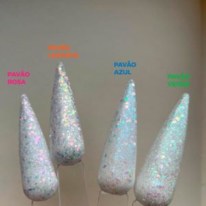 PAVÃO VERDE VERNIZ GEL 15ML INOCOS